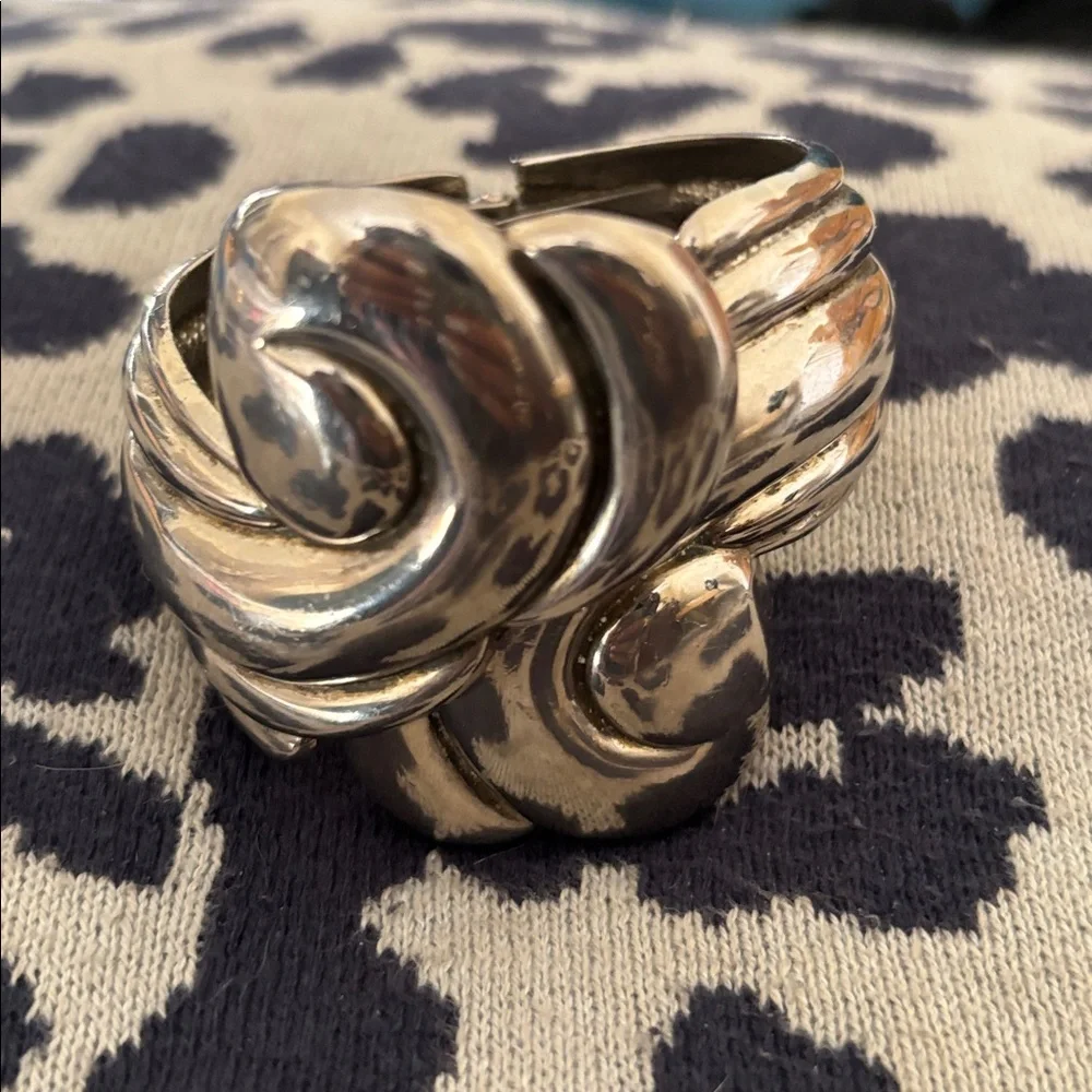 Silver Swirl Cuff Bracelet - Picture 5 of 5